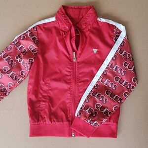 NEW GUESS Cava Logo Bomber Jackets SZ 8